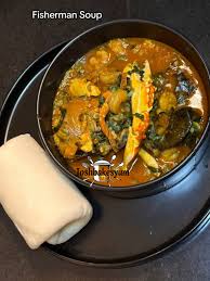 Fisherman soup, swallow with Turkey